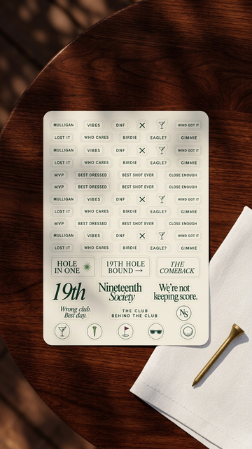 The Scorecard Stickers