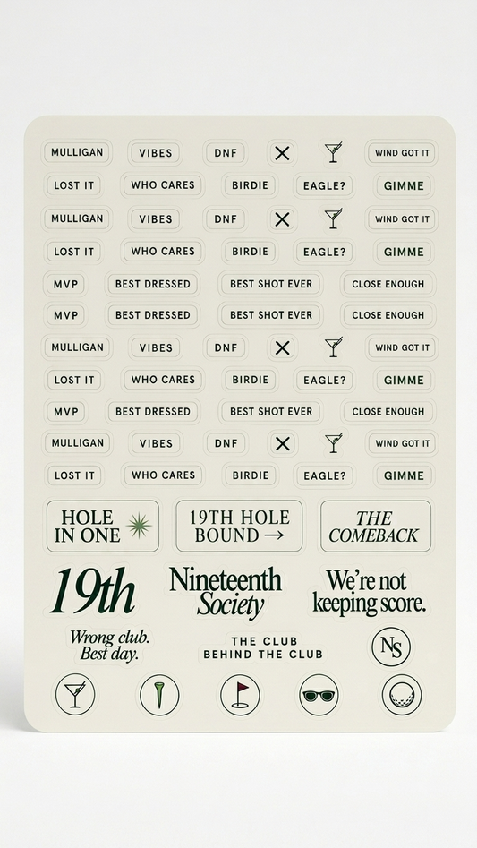 The Scorecard Stickers